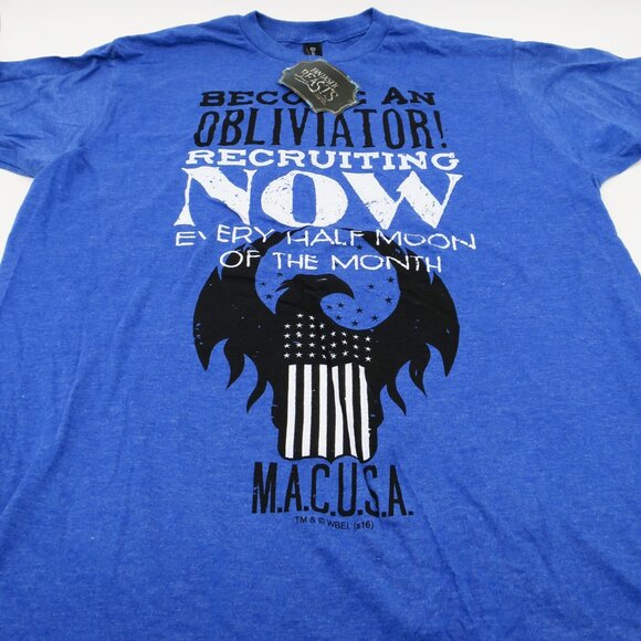 NWT Fantastic Beasts Obliviator Recruiting T-Shirt Large Loot Crate Exclusive - Picture 3 of 6